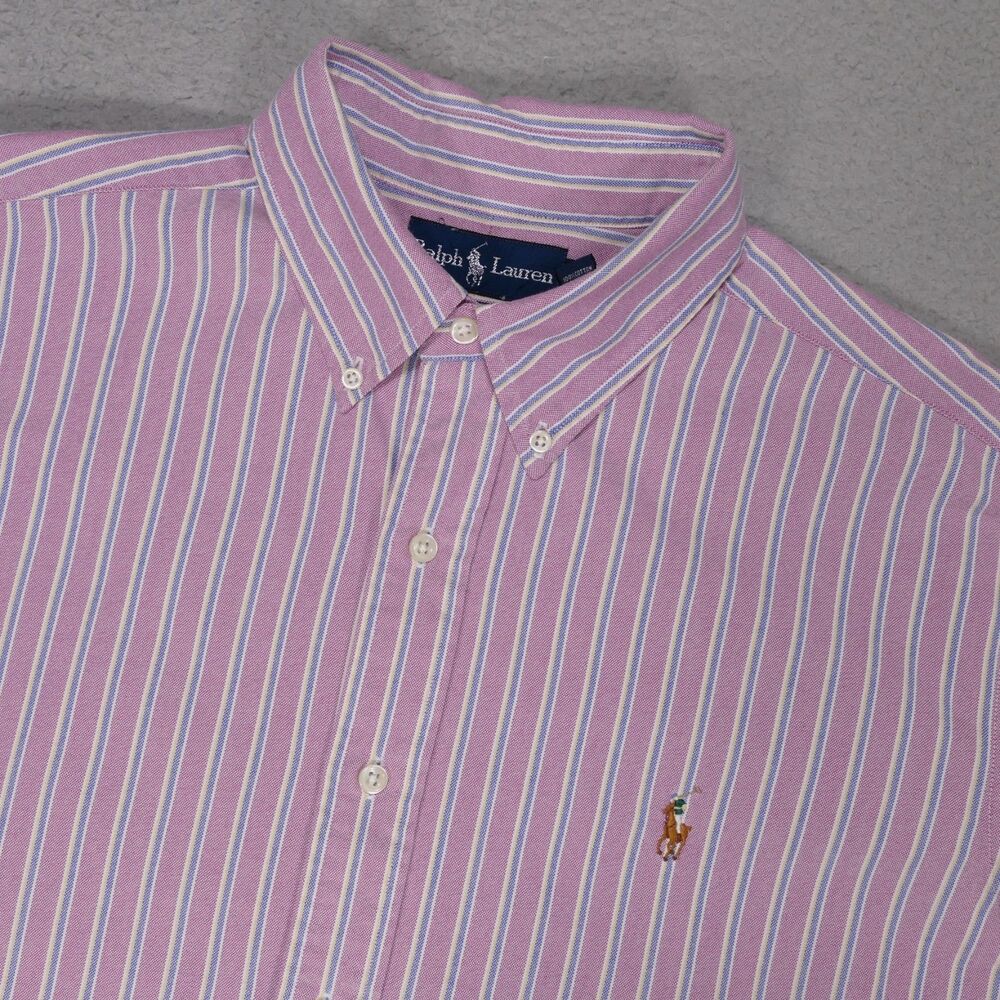 Polo Ralph Lauren Men’s XL Classic Pink Button Down Oxford Shirt Long Sleeve